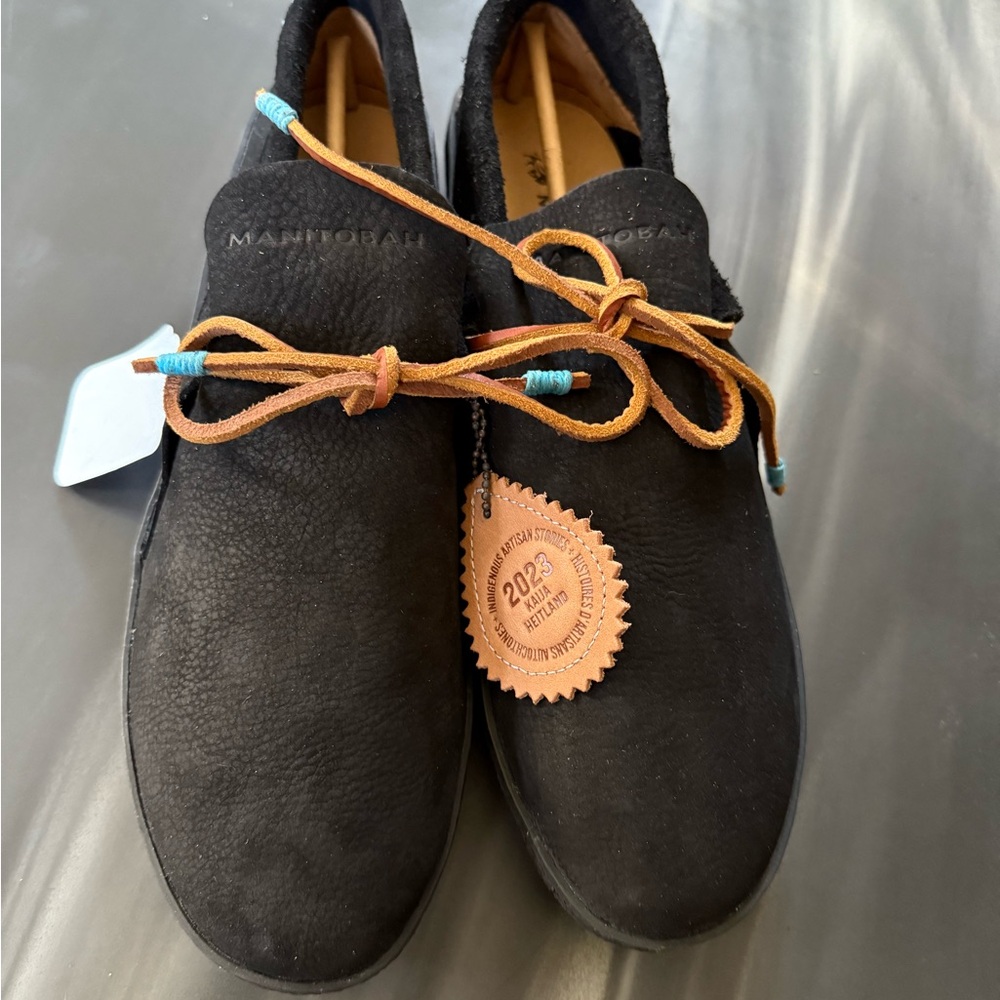 Manitobah Black Suede Men's Modern Mocs 12